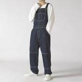 Wiaofellas New Baggy Jeans Men Suspender Cargo Pants Fashion Loose Denim Trousers Jumpsuit Bib Pants Japanese Unisex Pocket Overalls S-5XL