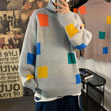 Wiaofellas Turtleneck Sweater Men's Autumn and Winter New Thickened Bottoming Shirt Couple Loose Korean Style Handsome Sweater