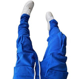 Wiaofellas Fall Winter Streetwear Men's Cargo Pants Pockets Sweat Pants Casual Trousers Mens Jogging Pants Sweatpants