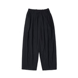Wiaofellas Tide Brand Straight Wide-leg Casual Pants Men's Autumn Simple Japanese Thin Cotton Trousers High Street Hip-hop Baggy Pants