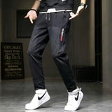 Wiaofellas  New Men's Stretch Skinny Jeans New Spring Fashion Casual Cotton Denim Slim Fit Pants Male Trousers