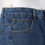Wiaofellas Men's Retro Hip Hop Pants Street Jeans Pants  Slim Fit Straight Tube Harajuku Oversize Loose Baggy Denim Pants Cargo Trousers