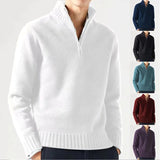 Wiaofellas Men's Explosive Thick Men's Casual Woolen Sweater Warm Chunky Sweater Mens Sweater  Sweaters  Pullover