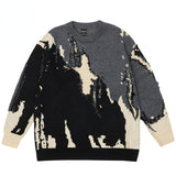 Wiaofellas New Punk Knitted Sweaters Men Fall Winter Hip Hop Knit Pullovers Distressed Designer Oversized Harajuku Streetwear Sweaters Tops