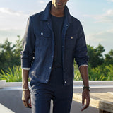 Wiaofellas New American Vintage Bomber Jacket Men's Fashion Brand Baseball Uniform Loose Coat
