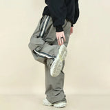 Wiaofellas Cargo Parachute Pants Men Oversize Sport Wide Leg Trousers Male Tracksuit Jogging Hip Hop Loose Casual Streetwear