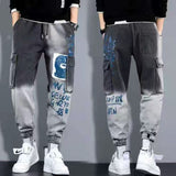 Wiaofellas  New Men's Stretch Skinny Jeans New Spring Fashion Casual Cotton Denim Slim Fit Pants Male Trousers