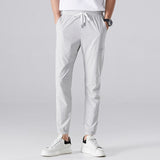 Wiaofellas New Summer Light&Thin Men Sweatpants Breathable Quick Dry  Sport Golf Outdoor Trousers Male Stretch Nylon Fabric Casual Pants