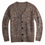 Wiaofellas New Design Men Autumn Winter Knit Cardigan Thickness Warm Hot Fashion Casual Daily Sweater Male Syle Coat