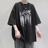 Wiaofellas Oversized Mens Casual T-shirt Cotton Breathable Loose Tops Y2k Clothes Harajuku Short Sleeve Tees Graphic T Shirts Recommend
