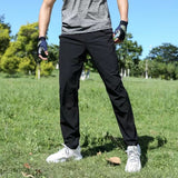 Wiaofellas New Summer Light&Thin Men Sweatpants Breathable Quick Dry  Sport Golf Outdoor Trousers Male Stretch Nylon Fabric Casual Pants