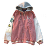 Wiaofellas New College Style Corduroy Embroidery Thickened Baseball Uniform For Men Women Couples American Retro Street Trend Loose Jacket
