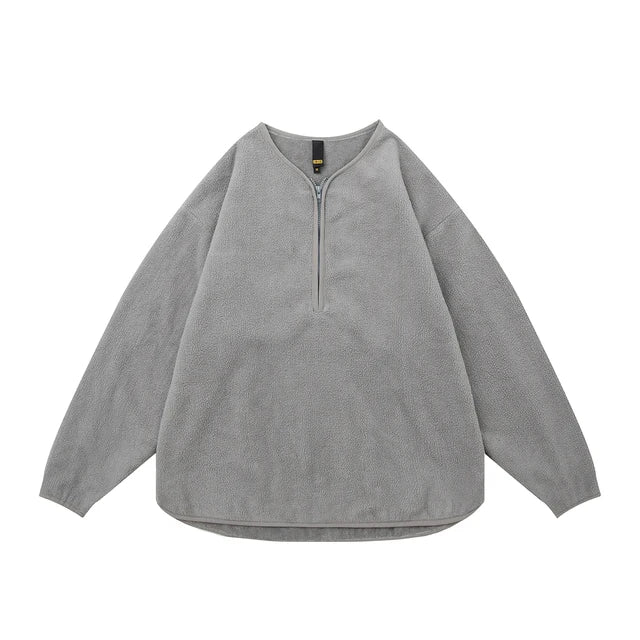 Wiaofellas Y2k Streetwear Double Fleece Autumn Hoodies Sudaderas for Men and Women Autumn Ropa Hombre Vintage Solid Sweatshirts Oversized