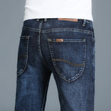 2022   new Brand Skinny jeans men Slim Fit Denim Joggers Stretch Male Jean Pencil Pants Blue Men's jeans fashion Casual Hombre
