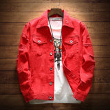 Bomber Thin Ripped Denim Jacket Male Cowboy Jeans jackets Spring Autumn Mens Denim Jacket Mens Trendy Fashion