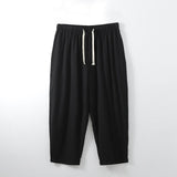 Summer pants men 5XL 6XL 7XL 8XL 9XL 10XL 11XL 12XL Waist 170cm Plus size Cotton linen large size trousers men 5 colors