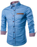 Wiaofellas Blue Fashion Men Solid Short Sleeve Linen Shirts Men Shirt Summer Chinese Style Luxury Casual Sport Slim Fit Shirt