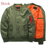 Spring&Autumn High Quality Ma1 Thick and Thin Army Green Motorcycle Ma-1 Aviator Pilot Air Men Bomber Jacket