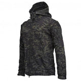 Wiaofellas Men Long Sleeve Camouflage Thick Zipper Windbreaker Windproof Hood Jacket Coat Men Clothing мужская куртка hommes veste