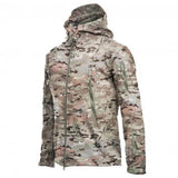 Wiaofellas Men Long Sleeve Camouflage Thick Zipper Windbreaker Windproof Hood Jacket Coat Men Clothing мужская куртка hommes veste