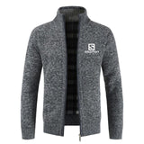 S  Sweater Coat Men 2021 Spring Autumn Faux Fur Wool Warm Wool Liner Zipper Fleece Coats