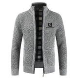 S  Sweater Coat Men 2021 Spring Autumn Faux Fur Wool Warm Wool Liner Zipper Fleece Coats