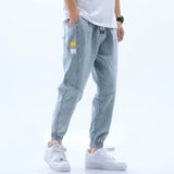 New Loose Men Jeans Male Trousers Simple Design High Quality Cozy All-match Students Daily Casual Straight Denim Pants S-5XL