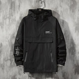 Wiaofellas Men Streetwear Jackets And Coats Hip Hop Harajuku Men's Windbreaker Overcoat Mens Clothing