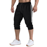 Wiaofellas Summer Men's Casual Men's Knee Long Shorts Jogging Shorts Sports Sportswear Bodybuilding Bermuda Short Pants Sweatpants