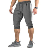 Wiaofellas Summer Men's Casual Men's Knee Long Shorts Jogging Shorts Sports Sportswear Bodybuilding Bermuda Short Pants Sweatpants