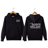 Vintage Style Keith Scott Body Shop Pullover Hoodie one tree hill car mechanic  Keith Scott Body Shop Hoodie Sweatershirt